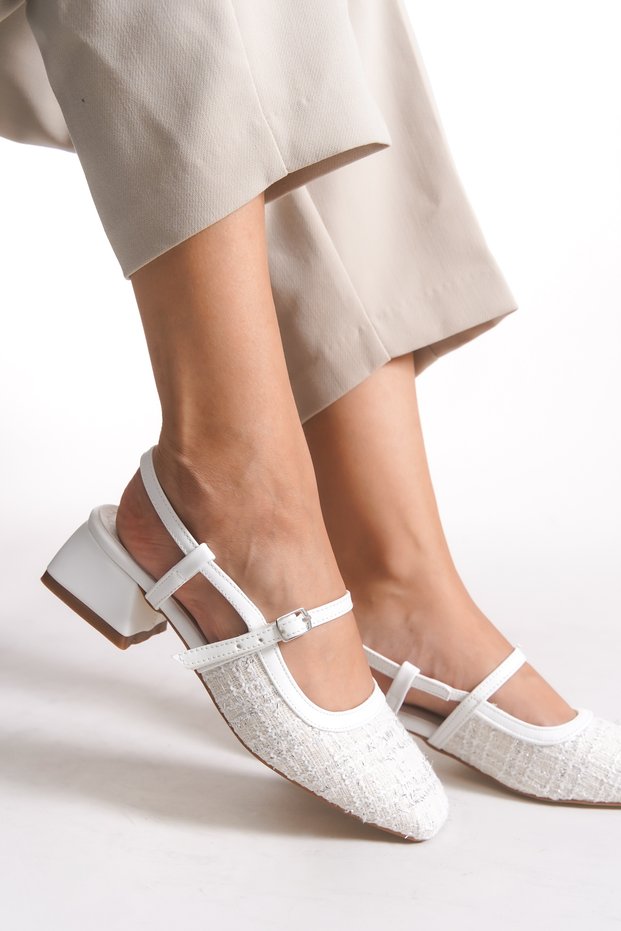 Aanlarel Women's Heeled Shoes 0012035 White