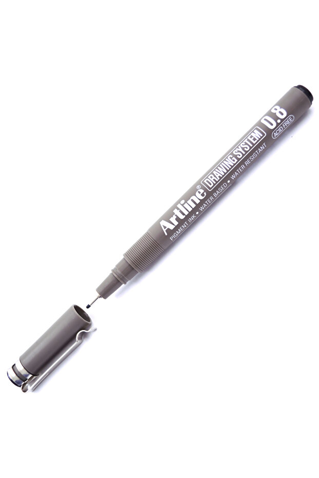 Çizim Kalemi 0.8 mm Siyah EK-238 - 1