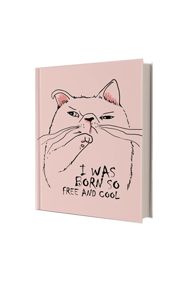 Free and Cool Striped Notebook 14X20 cm 96 Sheets 64627-2 - 1