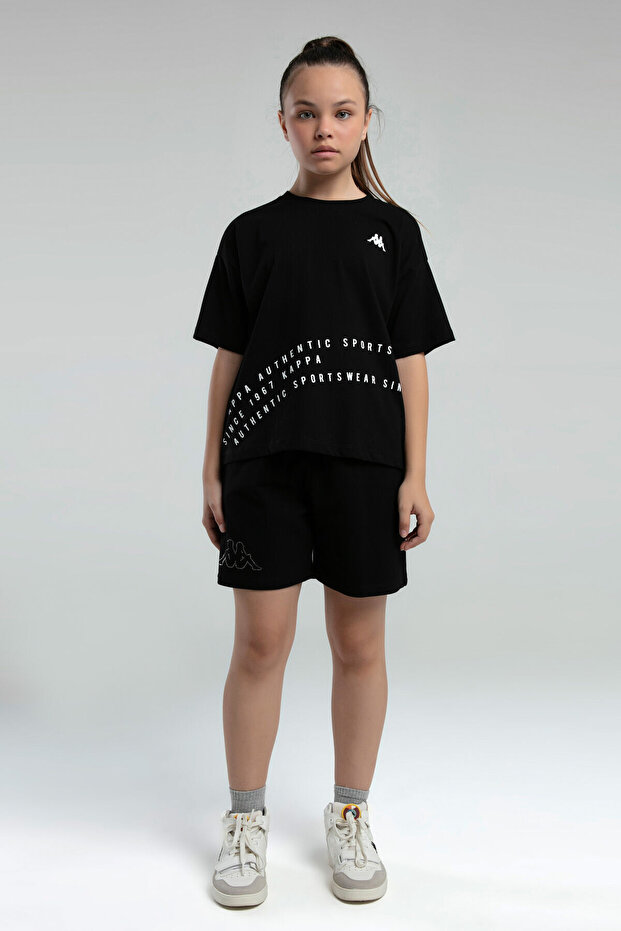 Crna majica za devojčice - 5