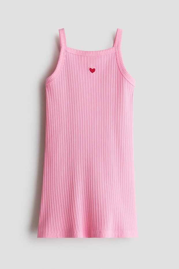 Ribanalı ve Askılı Elbise - 5