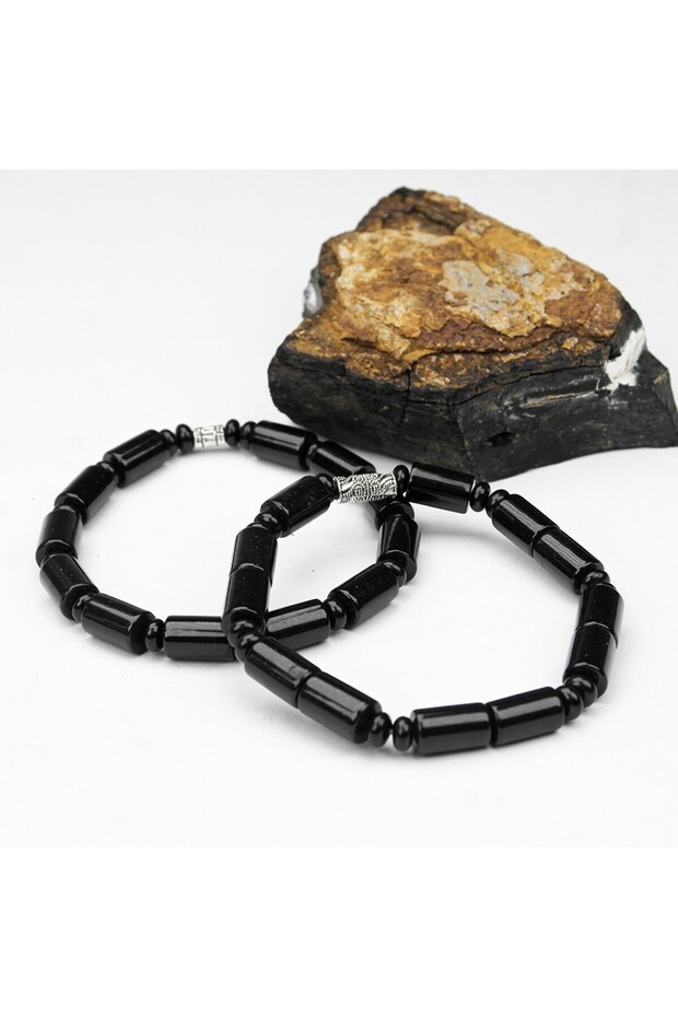 Oltu Stone Flocking Bracelet - 7