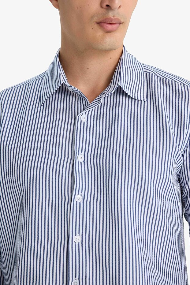 Erkek Uzun Kol Gömlek D6003AX/WT34 WHITE - 7