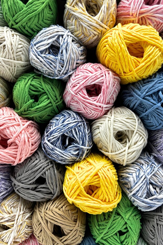 Premium Softee Raffia Yumuşak Rafya İpi Kağıt İpi El Örgü İpi Hobi İpi Supla İp Çanta İpi Koyu Bakır - 8