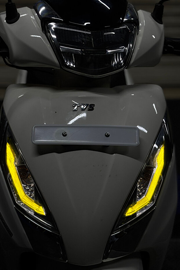 Headlight Design Sticker Set (Right and Left) Compatible with Daytime Running Lights for Tvs Jupiter 125 - 2
