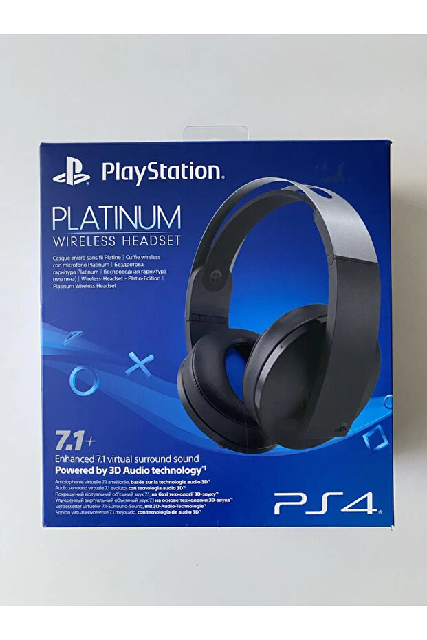 سماعة رأس لاسلكية بلاتينية 4، سوداء - 1