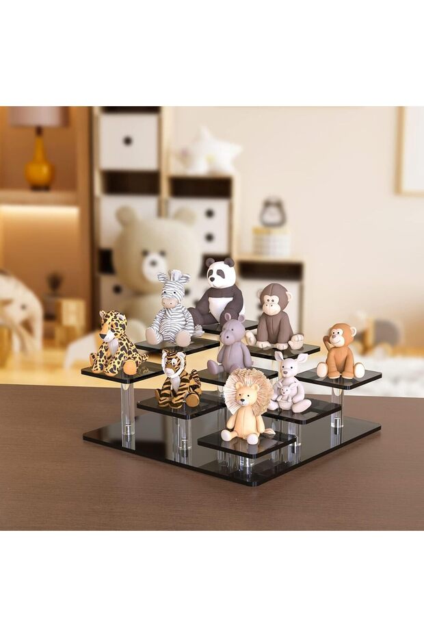 Clear Acrylic Display Stand with 9 Layers from - 3