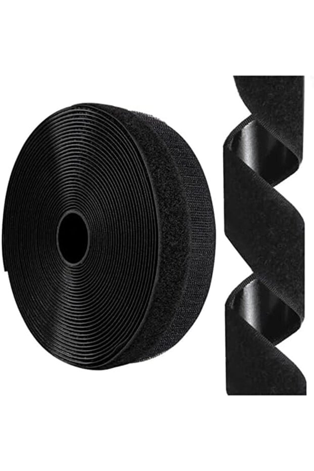 شريط لاصق Xspring Hook and Loop، شرائط Hook and Loop مع لاصق شديد التحمل، لفة Hook and Loop مزدوجة الجوانب بطول 8 أمتار - 3