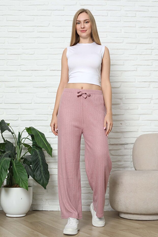 MEVSİMLİK PAMUKLU PİJAMA ALTI - SOMON - 4