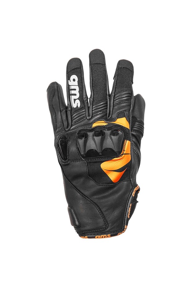 Curve Korumalı Eldiven Siyah-Turuncu - 1