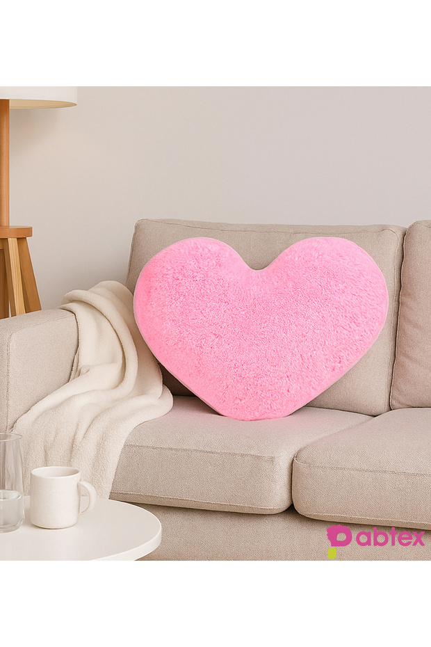Decorative Plush Heart Pillow – Ideal for Gift