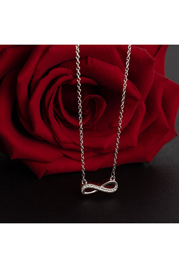 Colier Argint Infinity Love - 4