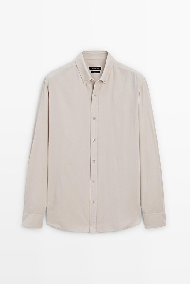 Fitilli regular fit gömlek - 5