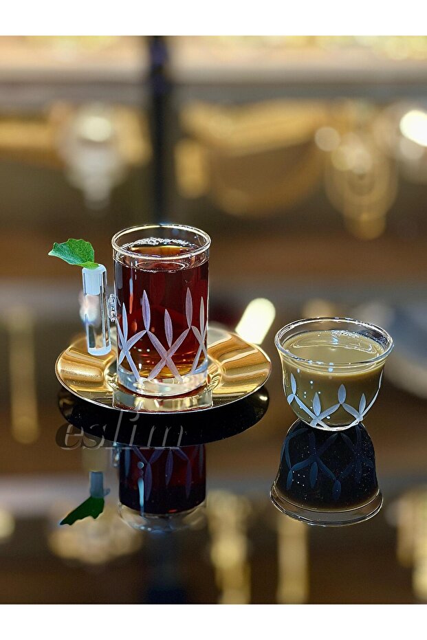 طقم شاي 18 قطعة - 1