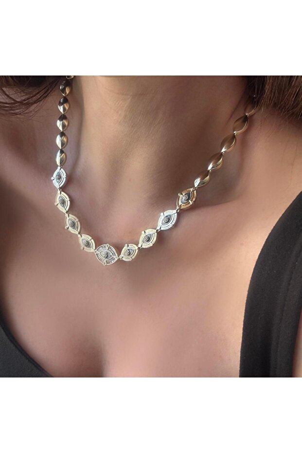 Çelik Eyes Kolye - 1