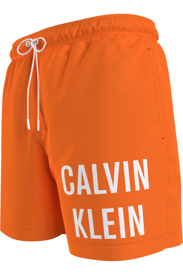 MEDIUM DRAWSTRING Erkek Turuncu Deniz Şortu - 3