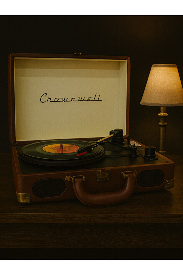 Crownwell Retro Pikap – Ahşap Gövde, Bluetooth ve Hoparlör Girişli - 1