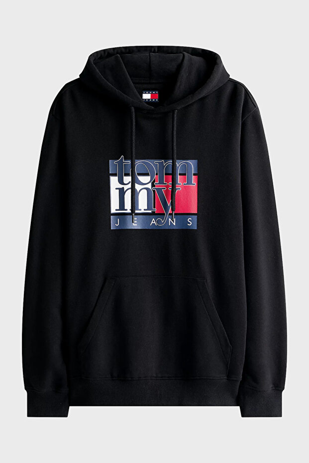 Logolu % 100 Pamuk Regular Fit Kapüşonlu Sweat Erkek SWEAT DM0DM22092 BDS - 5