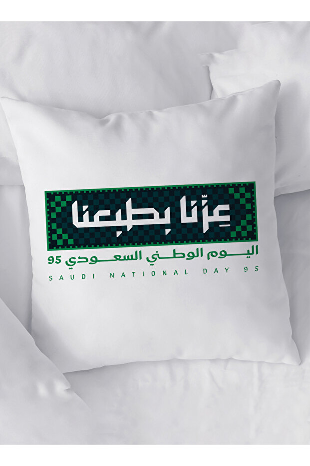 غطاء وسادة من البوليستر لليوم الوطني السعودي 95