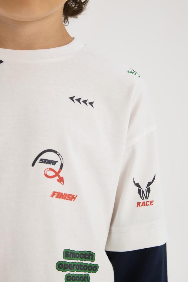 تيشيرت للأولاد منقوش من BG Store - 3