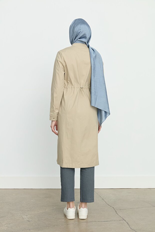 Aksesuar Detaylı Kap Bej - 4