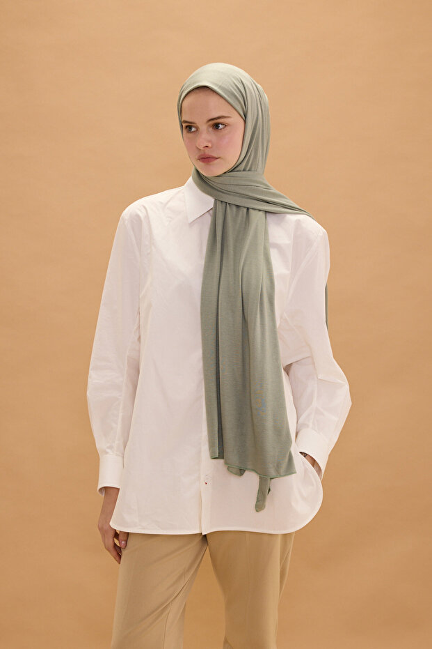 Bamboo Combed Shawl - Mint