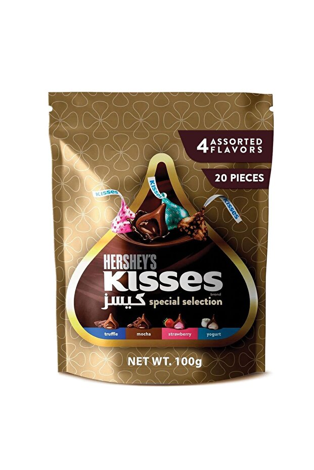 Hershey’s Kisses Assorted Special Selection – 100g, Pack of 6