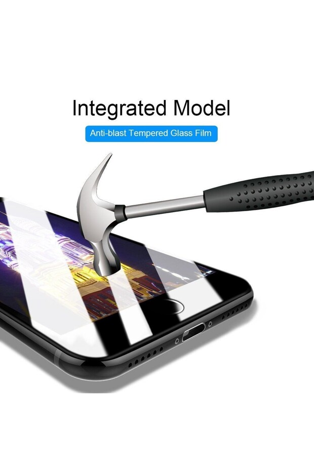 Γυαλί Apple iPhone 8 Plus 5D Μαύρο - 7