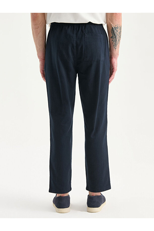 Create Your Style from Uzg Store |   Standard Fit Linen Look Men's Trousers - 4