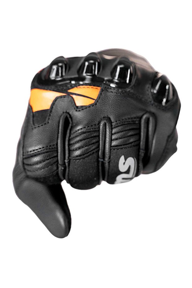 Curve Korumalı Eldiven Siyah-Turuncu - 3