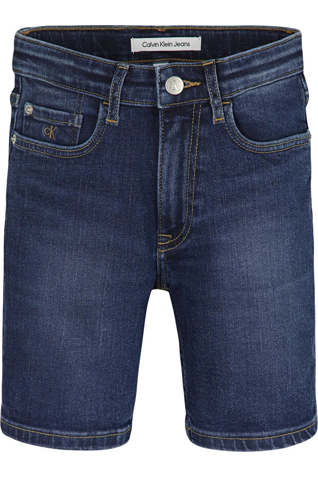 REGULAR SHORT ESS BL Erkek Mavi Şort - 1