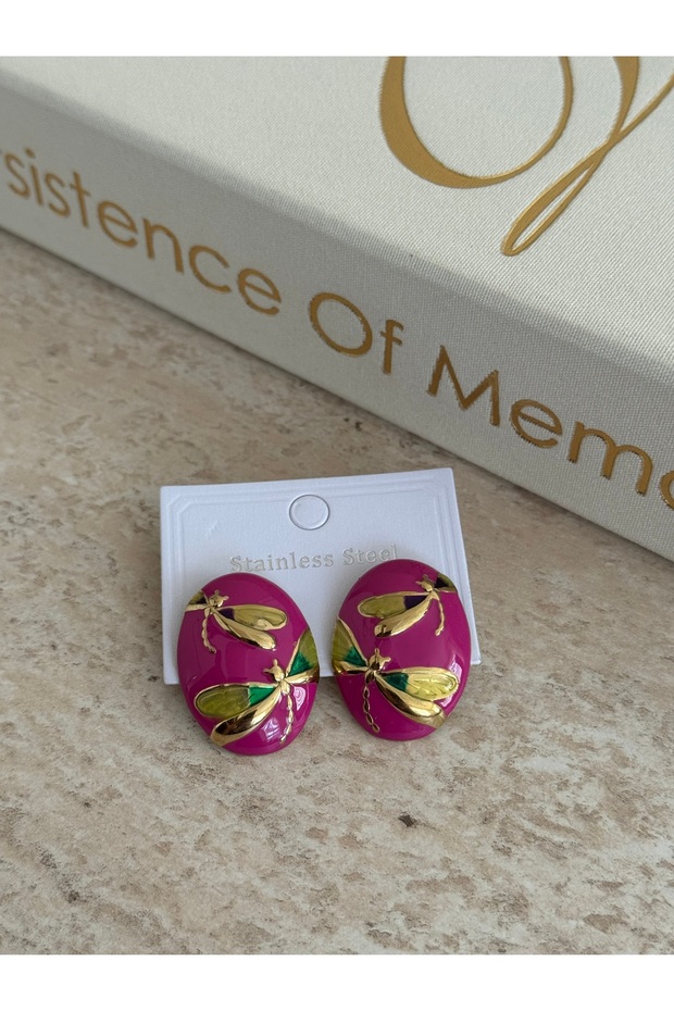 أقراط اليعسوب الوردي - 2