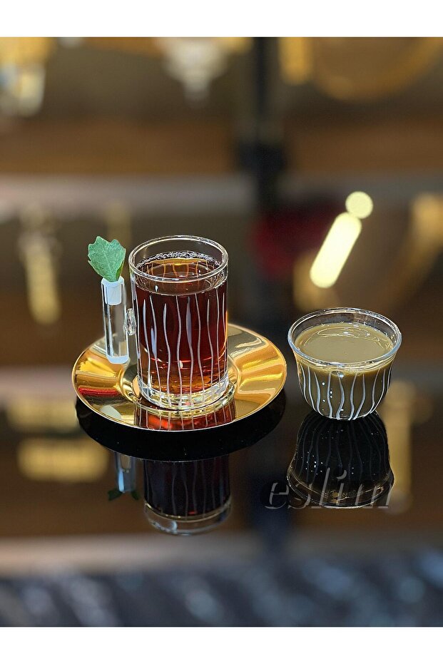 طقم شاي 18 قطعة - 1