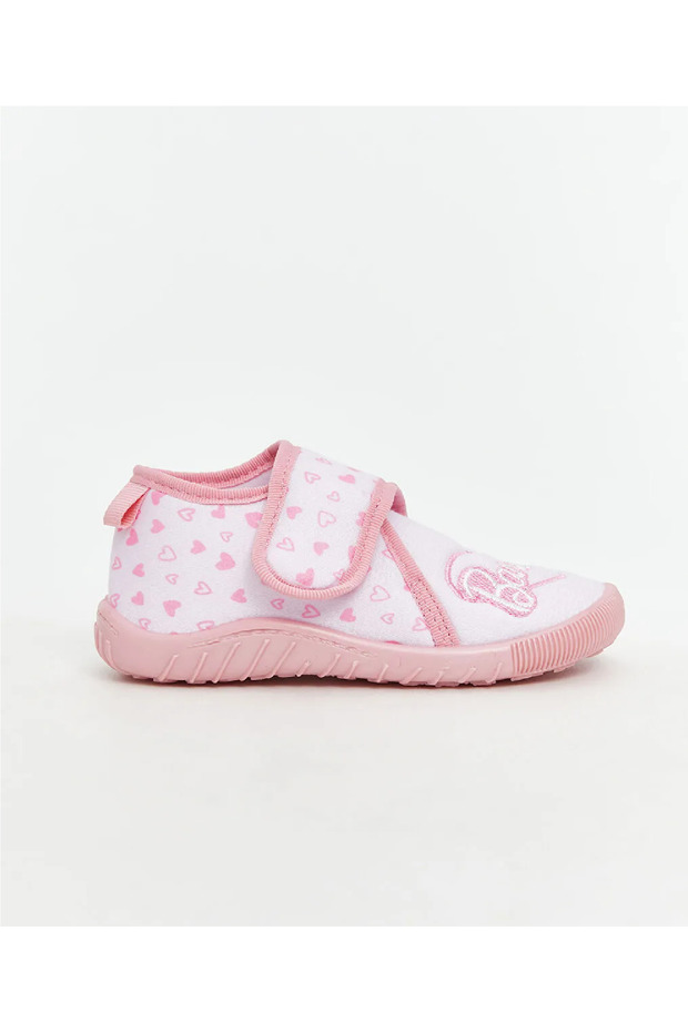 LCW STEPSPembe Barbie Nakışlı Kız Bebek Panduf - 2