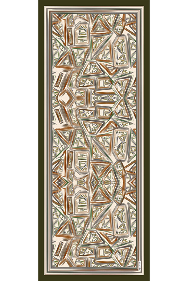 Yeşil Soft Touch Şal - 1