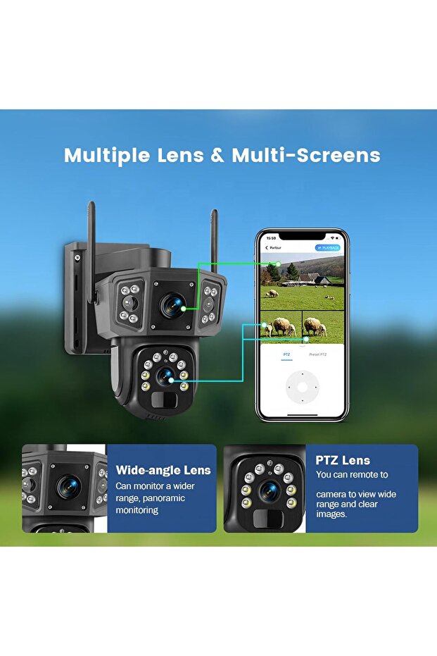كاميرات مراقبة تعمل بالطاقة الشمسية بدقة 4K - 5