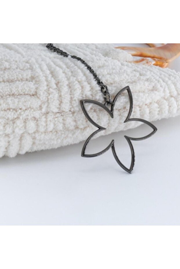 Bag Accessory, Keychain, Bag Ornament, Women's Accessory Black Floral