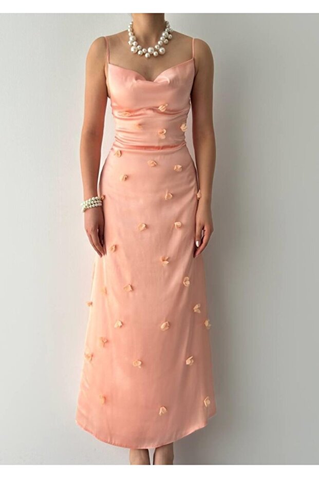 Dora Çiçek Detaylı Elbise - 2