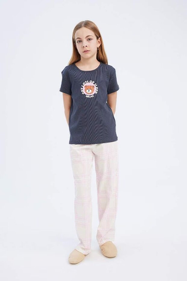 Kız Çocuk Pijama Takımı E2221A8Xa - 2