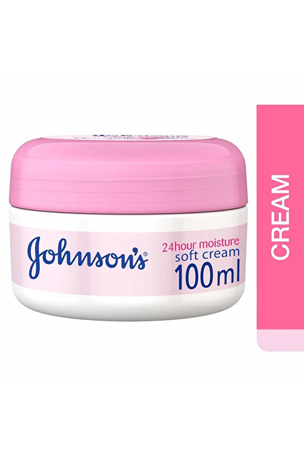 Johnson's Body Cream 24 Hour Moisture Soft 100 ml