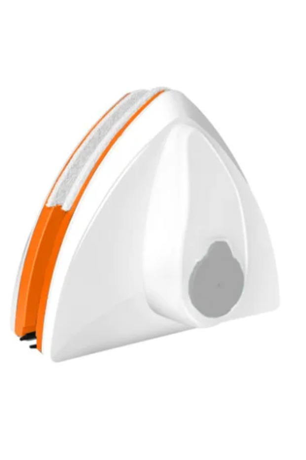 Orange 20-30mm Magnetic Glass Window Cleaner Brush Double-layer Automatic Water Discharge Wiper Wind