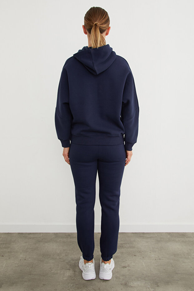 Σετ αθλητικής φόρμας με κουκούλα 3 Thread Basic - 7