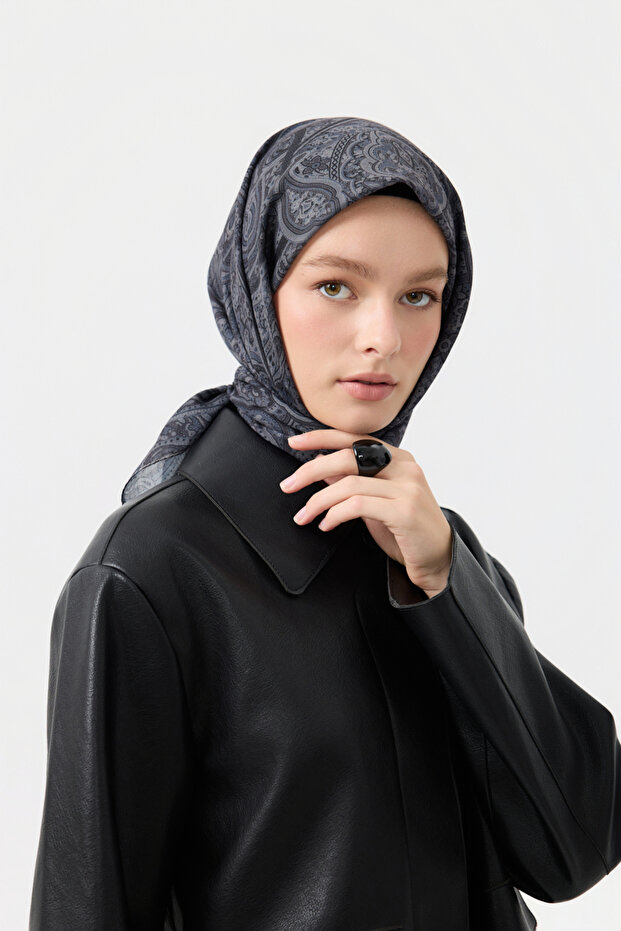 Pamuk Eşarp Magic Siyah - 1