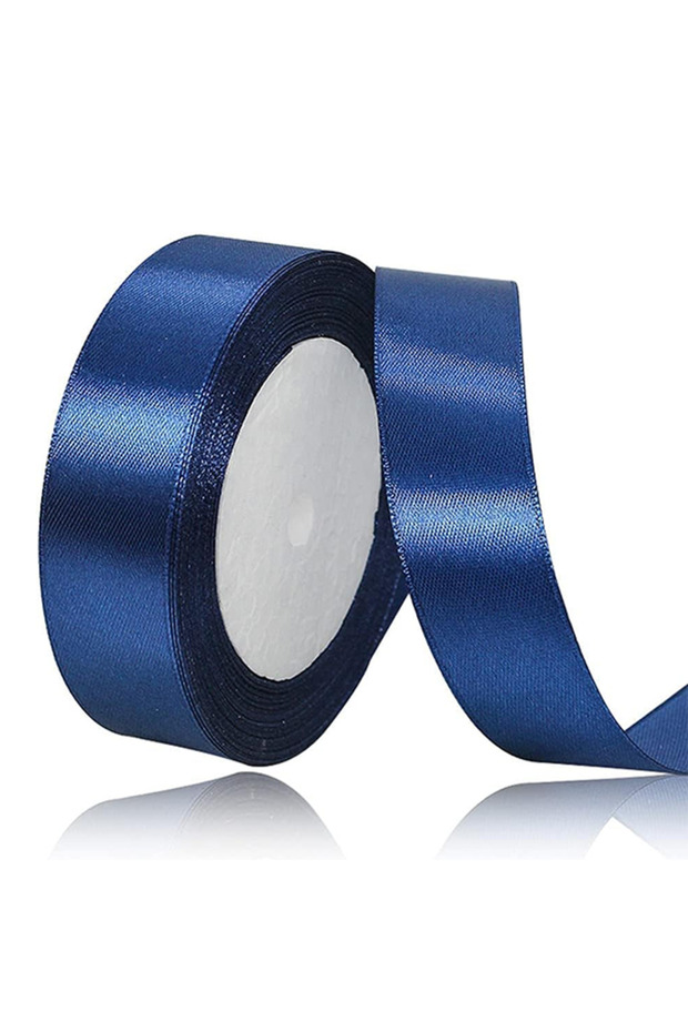 24mm Satin Ribbon - 25 Yards Length - Dark Blue