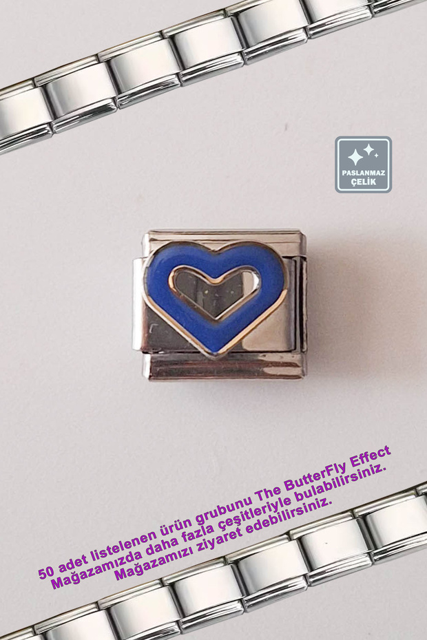 Italian Steel Bracelet - Single Charm