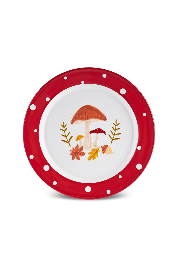 Cozy Mantar Servis Tabağı 26 cm - 1