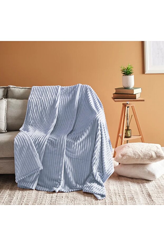 Ruby Stripe, Wellsoft TV-Decke, Blau - 2