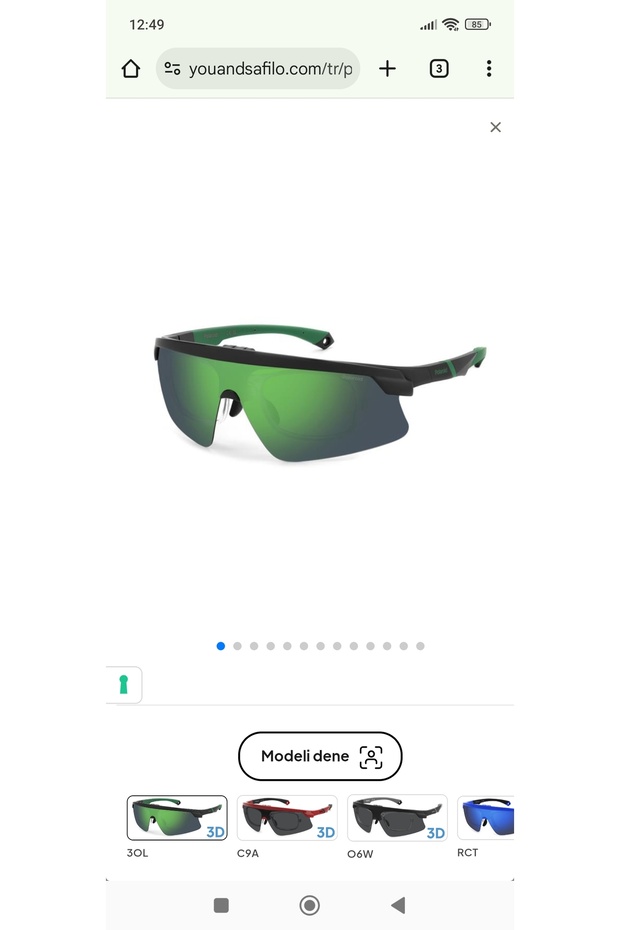 MARKA NUMARALI CAM TAKILABİLEN SPORCU GÜNEŞ GÖZLÜĞÜ YEKPARE KIRILMAZ POLARİZE CAMLI - 8