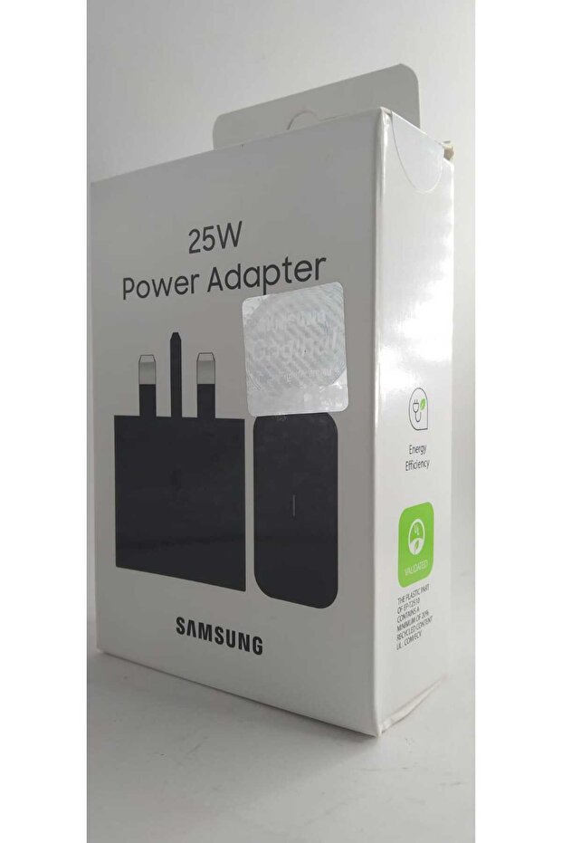 شاحن سامسونج فائق السرعة بقدرة 25 واط بمنفذ USB-C لون أسود