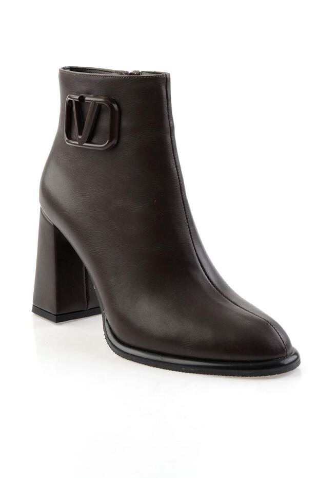 Kahve Kadın Bot & Bootie K02565070509 - 2